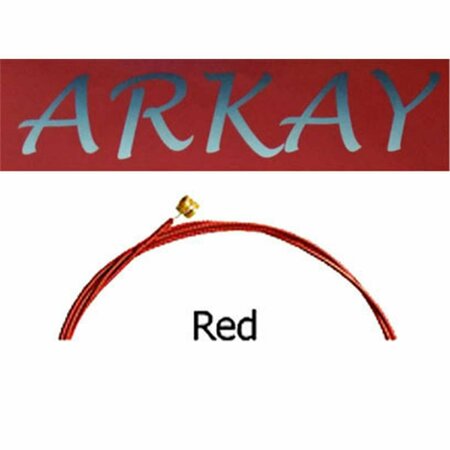 ARKAY Discount Standard 45-125 Gauge Bass Guitar Strings- Red RK45-125R